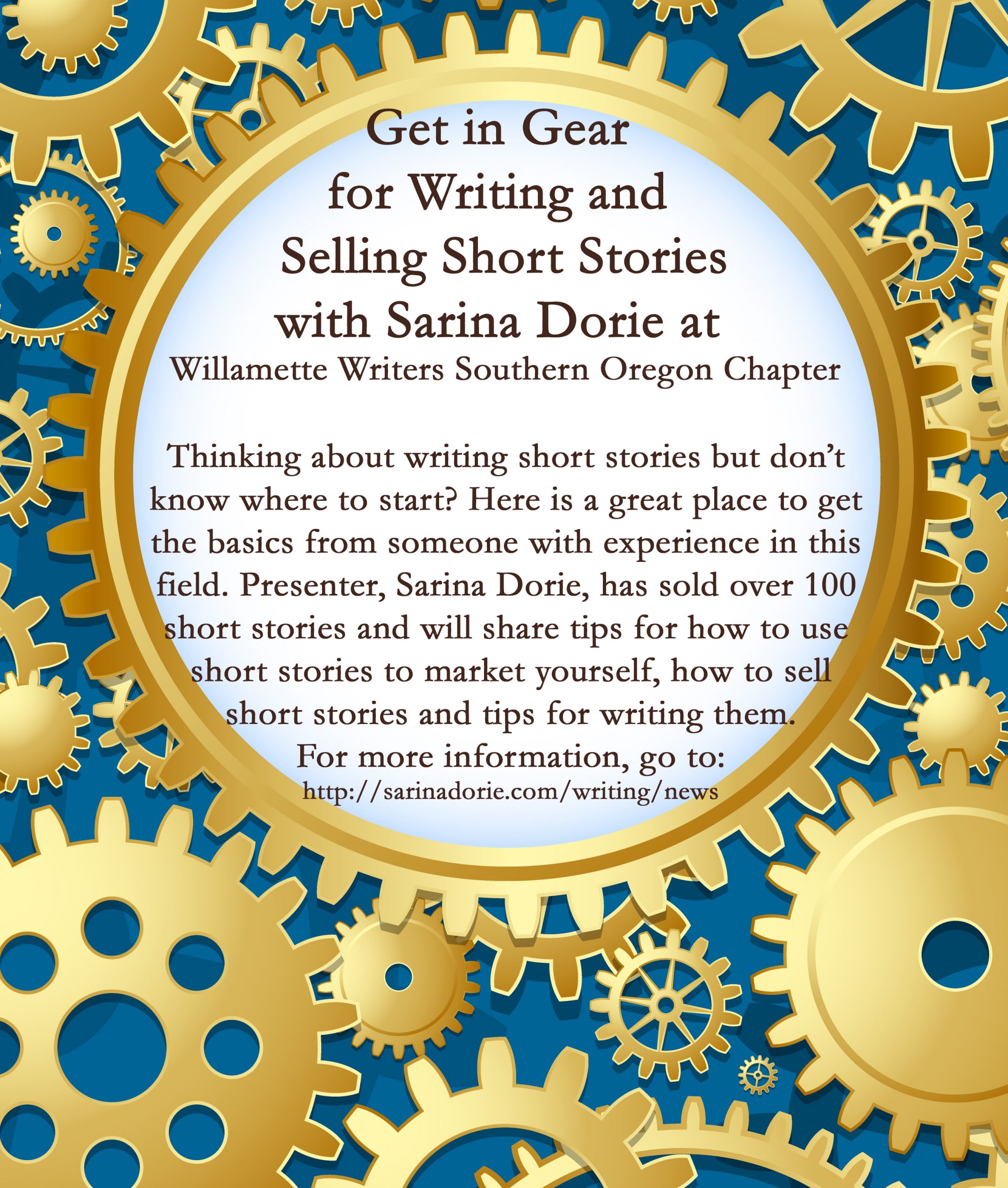 Get In Gear For Writing And Selling Short Stories October Workshop In Get in gear for writing and selling short stories october workshop in